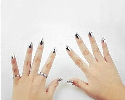 Buy Center Mirror Silver Nail Polish - Electroplated Finish for Stunning Nails - Buy Center