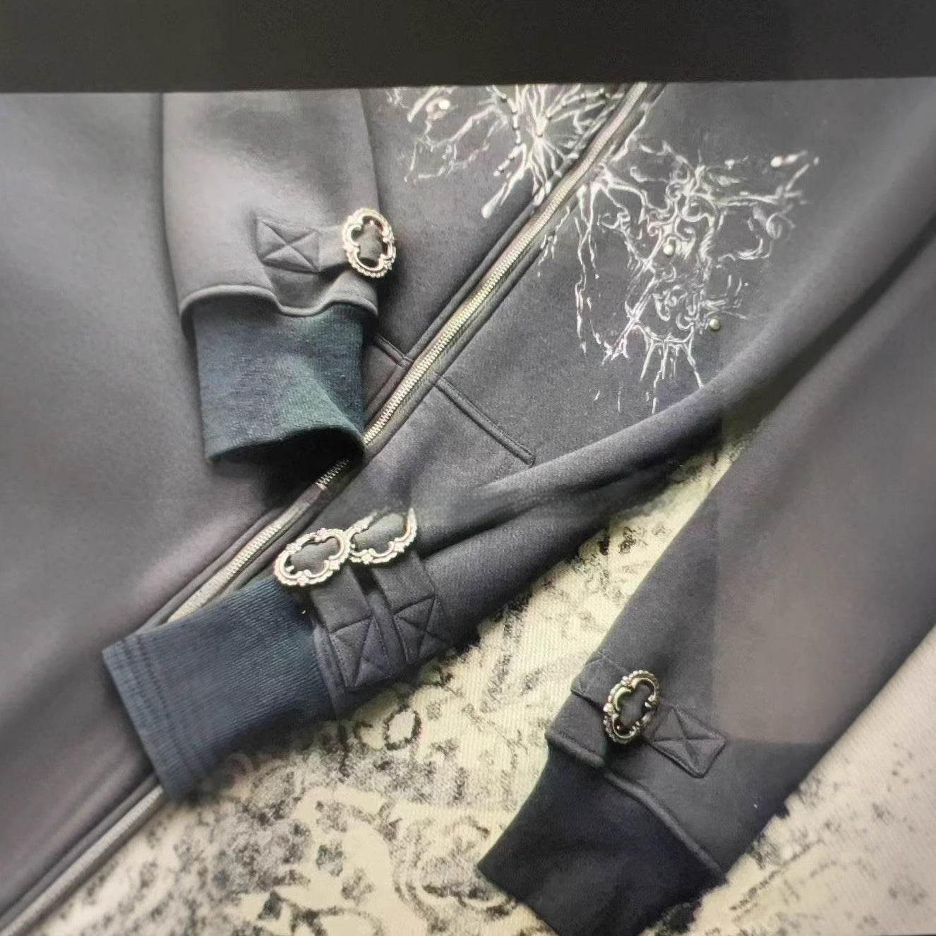 American Retro Street Hoodie – Women’s Zippered Sweatshirt for Spring Style - Buy Center