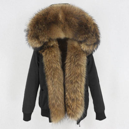 Buycenter Parka Jacket with Raccoon Fur Liner - Stylish Women's Outerwear - Buy Center