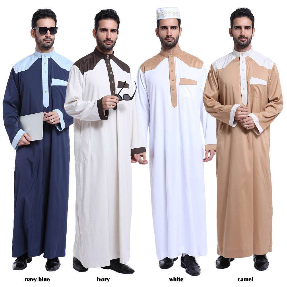 Stylish Muslim Arab Men's Robe - Embroidered for All Seasons, Modern Fit - Buy Center
