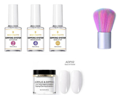 Dipping Nail Powders Set - Gradient & French Art, Long Lasting Finish - Buy Center