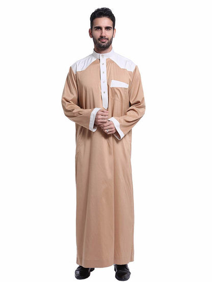 Stylish Muslim Arab Men's Robe - Embroidered for All Seasons, Modern Fit - Buy Center