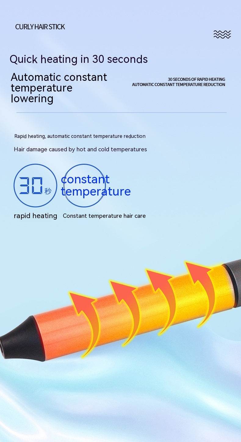 Multi-functional Modeling Hair Curler - 6 in 1, Adjustable Temperature Design - Buy Center