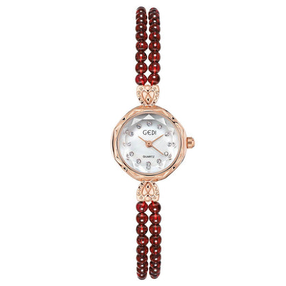 Women's Luxury Pearls Strap Watch - Unique Round Beads, Modern Style - Buy Center