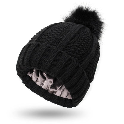 Stylish Woolen Cap - Trendy Knit Stretch Hat for Women, Warm & Windproof - Buy Center