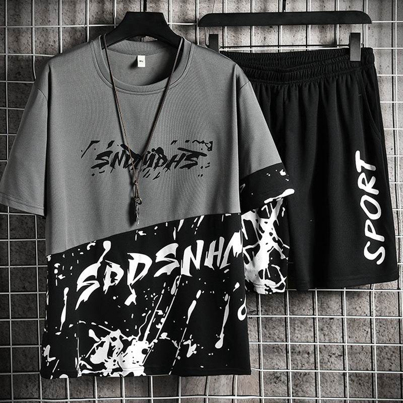 Youth 3D Printed Casual Set - Summer T-Shirt & Shorts for Kids - Buy Center