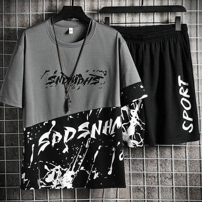 Youth 3D Printed Casual Set - Summer T-Shirt & Shorts for Kids - Buy Center