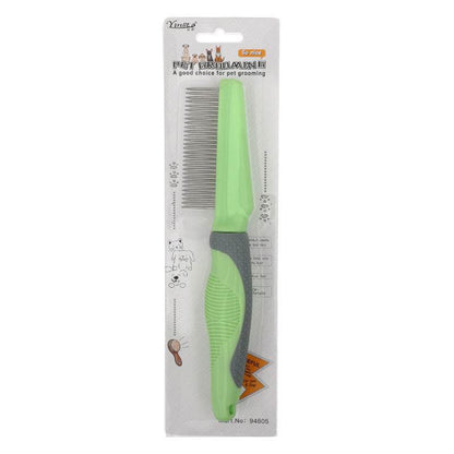 Eco-Friendly Green Pet Comb - Easy Cat Hair Removal & Grooming Tool - Buy Center