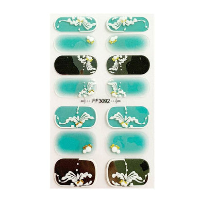 Amazon Fashion 3D Embossed Nail Stickers - Elegant Crystal Design 2025 - Buy Center