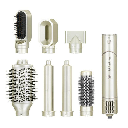 7-in-1 Hair Straightener & Curler - Premium Hot Air Comb for Easy Styling - Buy Center