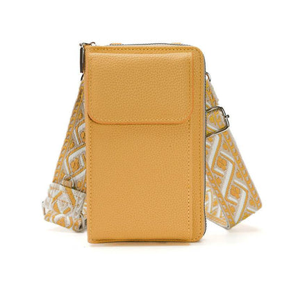 Stylish Women's Messenger Bag - Trendy PU One Shoulder Phone & Coin Purse - Buy Center