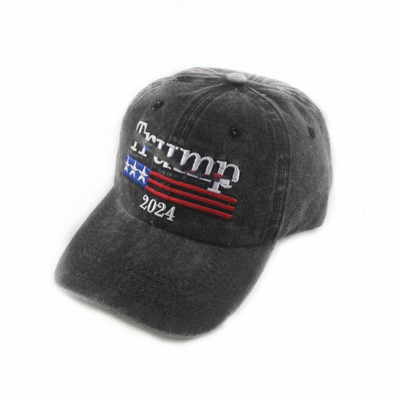 2024 American Election Baseball Cap - Washed Cotton Truck Driver Hat - Buy Center