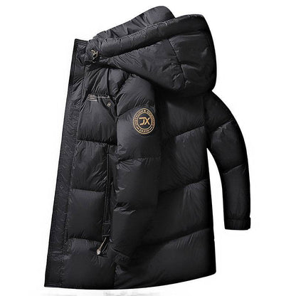 New Winter Men's Duck Down Jacket - Warm & Stylish in Black & Blue - Buy Center