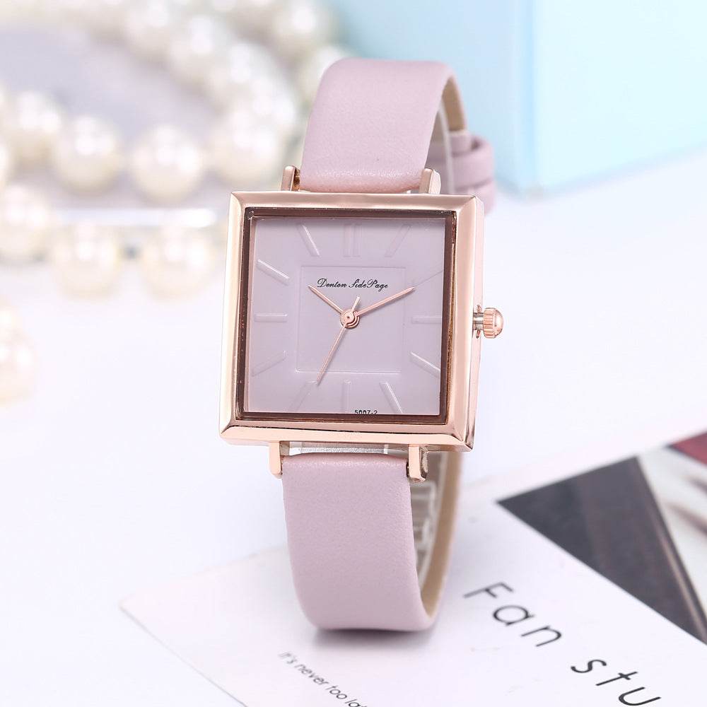 Buy Center Women's Square Quartz Watch - Casual Style, Multiple Colors - Buy Center