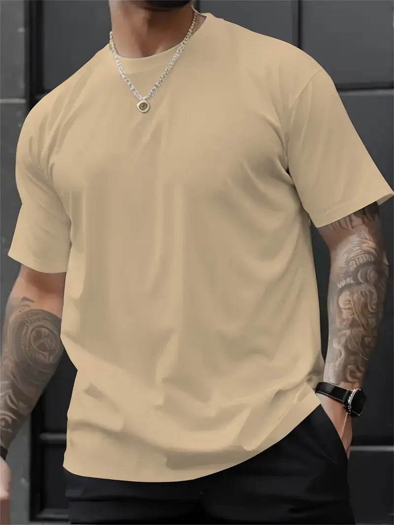 3D Printed Loose T-Shirt - Short Sleeve Round Neck in Various Colors - Buy Center