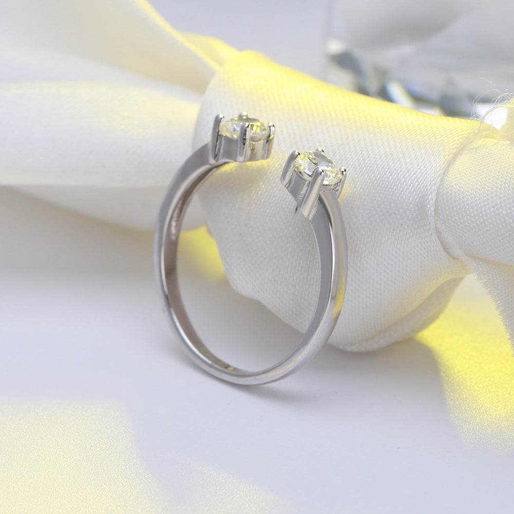 Sterling Silver Temperament Ring - Adjustable Modern Design for Every Occasion - Buy Center