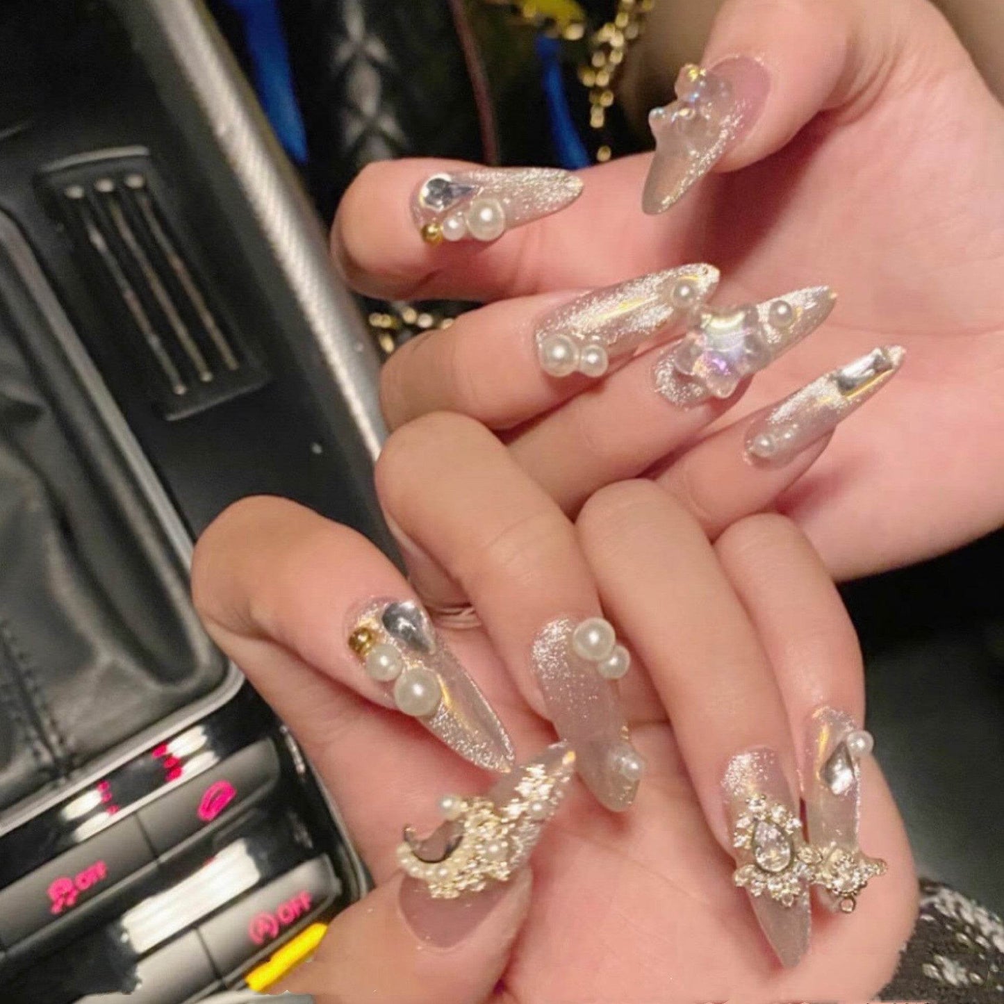 Ins Wearable Cat Eye Nail Art Patch - Luxury Accessories Set 2025 - Buy Center