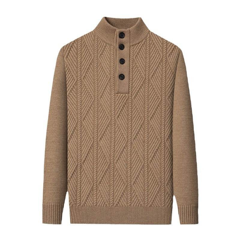 Buycenter Men's Warm Fashion Sweater - Trendy Pullover in 2025 Styles - Buy Center