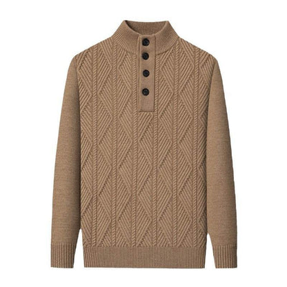 Buycenter Men's Warm Fashion Sweater - Trendy Pullover in 2025 Styles - Buy Center