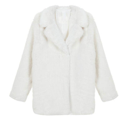 Buycenter Solid Color Short Fur Coat - High-Grade Temperament Style - Buy Center