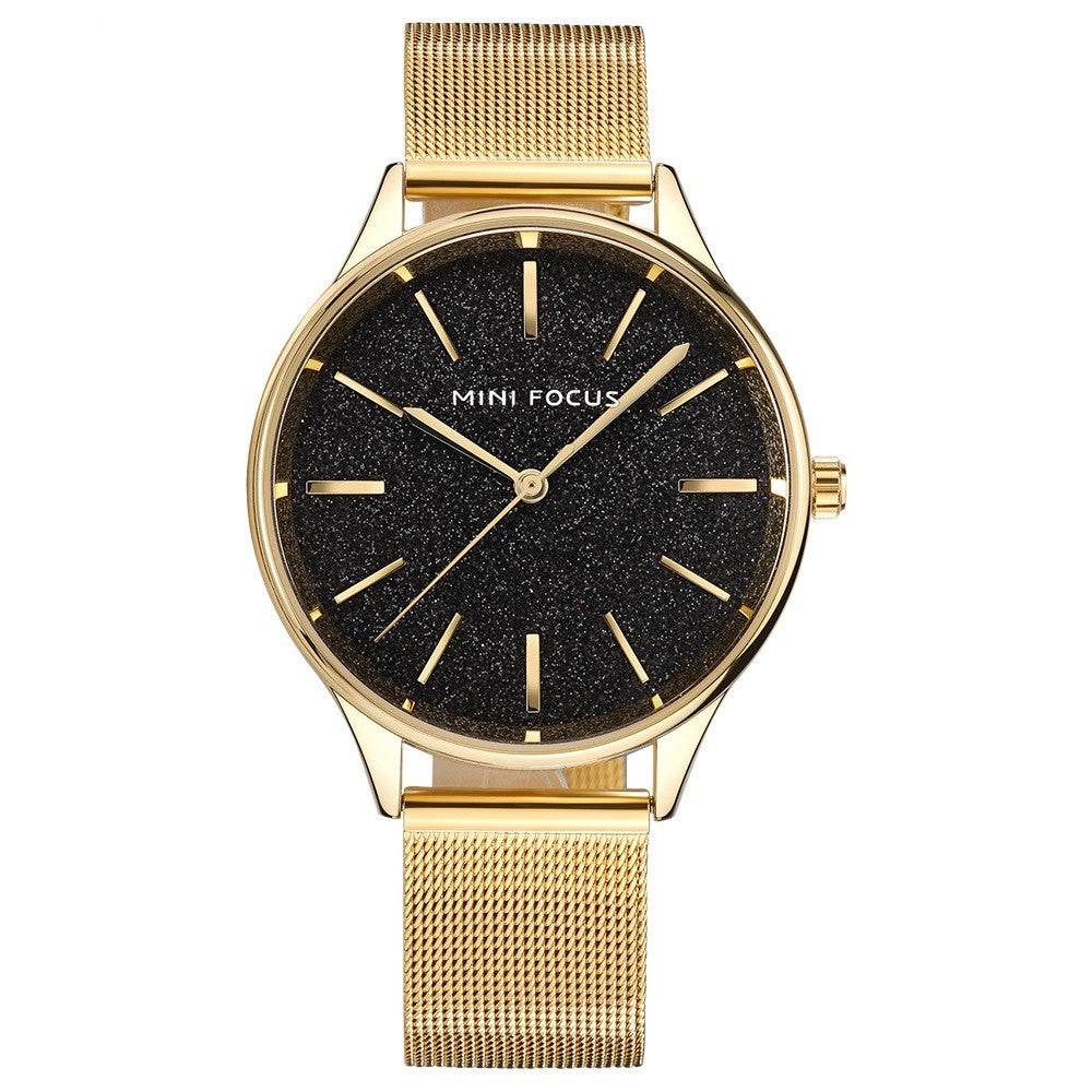 Buycenter Women's Quartz Dress Watch - Fashionable Gold & Black Styles - Buy Center