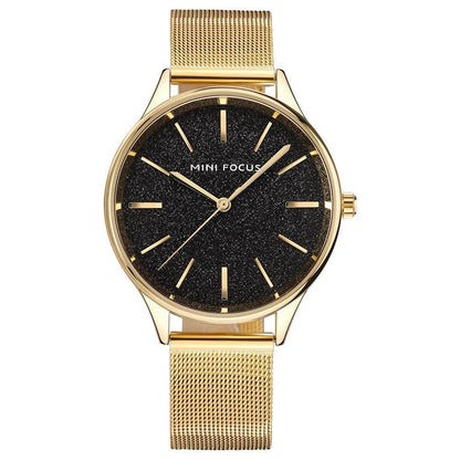 Buycenter Women's Quartz Dress Watch - Fashionable Gold & Black Styles - Buy Center