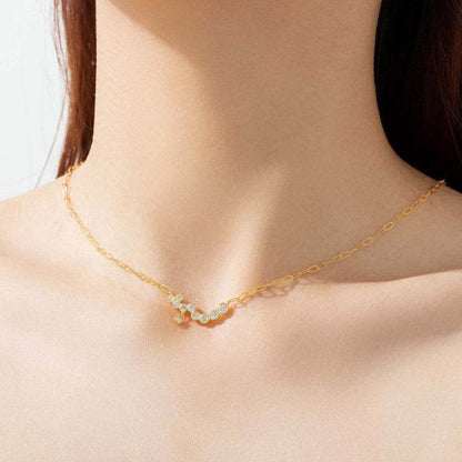 Buy Center Retro Diamonds Necklace & Bracelet Set for Women - Fashion Jewelry - Buy Center