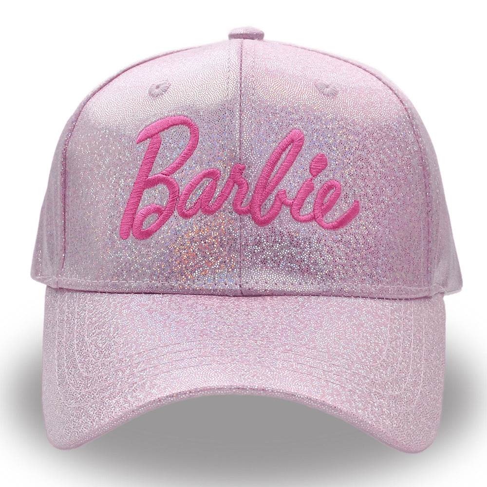 Buycenter Colorful Barbie Girl Baseball Cap - Pink Embroidered Fashion Hat - Buy Center