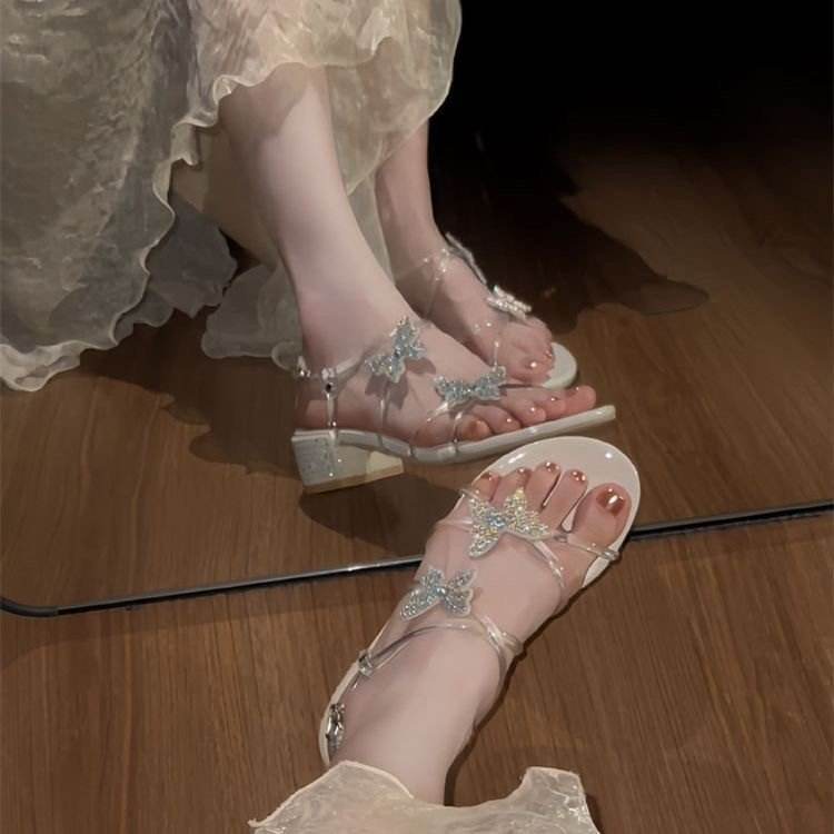 Buycenter Rhinestone Sandals for Women - Stylish & Elegant Design - Buy Center