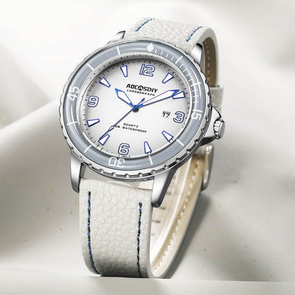 Buycenter Waterproof Men's Watch - Large Dial Quartz with Calendar - Buy Center