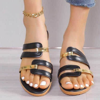 Buycenter Women's Casual Wedge Platform Slippers - Stylish & Comfortable - Buy Center