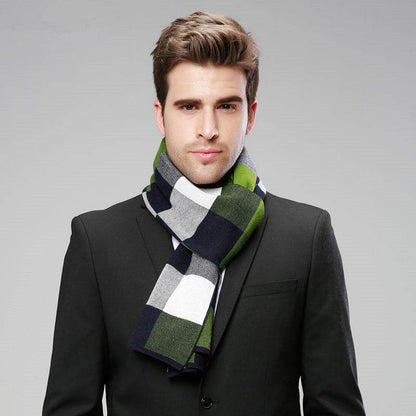 Classic British Checked Cashmere Scarf - Stylish Warmth for Men 2025 - Buy Center