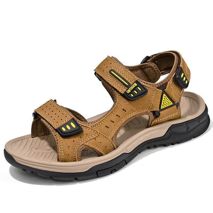 Premium Lightweight Cowhide Beach Shoes for Men - Non-Slip Sandals - Buy Center