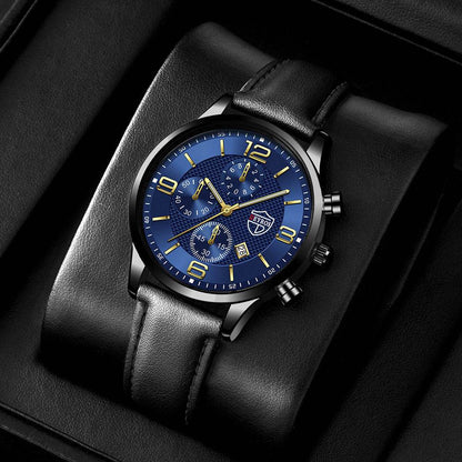 Men's Calendar Quartz Watch - Stylish Fashion Design for 2025 Trends - Buy Center