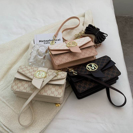 Buycenter Niche Printed Letter Shoulder Bag - Urban Style, Medium Hardness - Buy Center