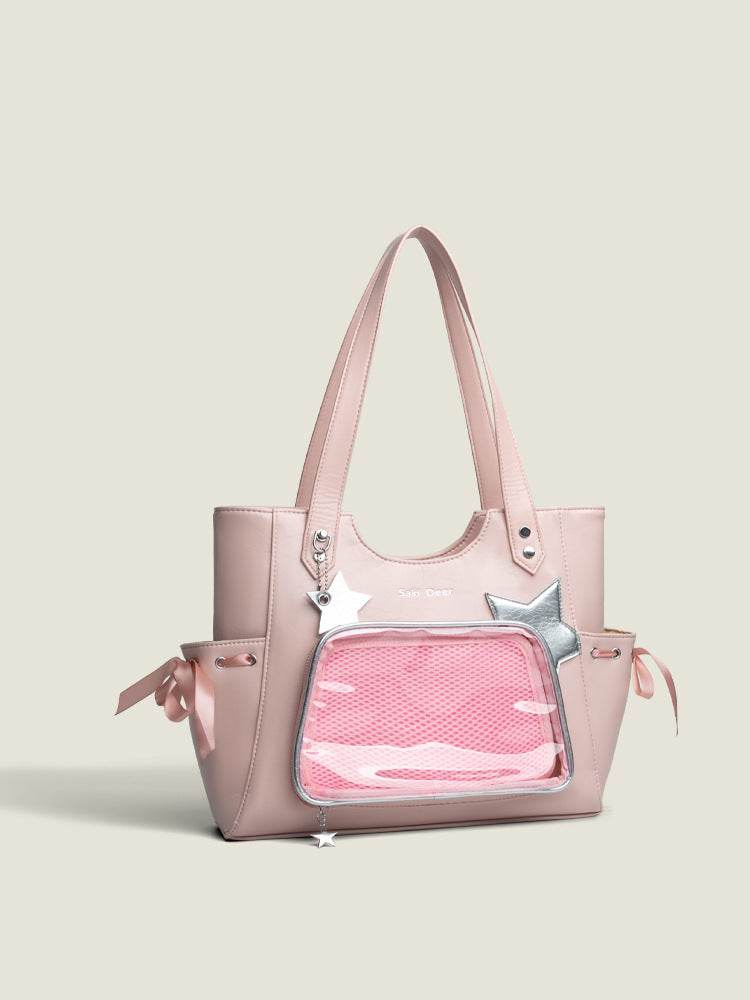 Buycenter Transparent Japanese Tote Bag - Trendy Women’s Crossbody Style - Buy Center