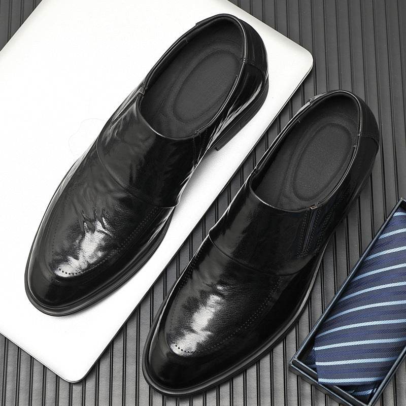 Men's Height Increasing Leather Shoes - Premium Formal Style for Business - Buy Center