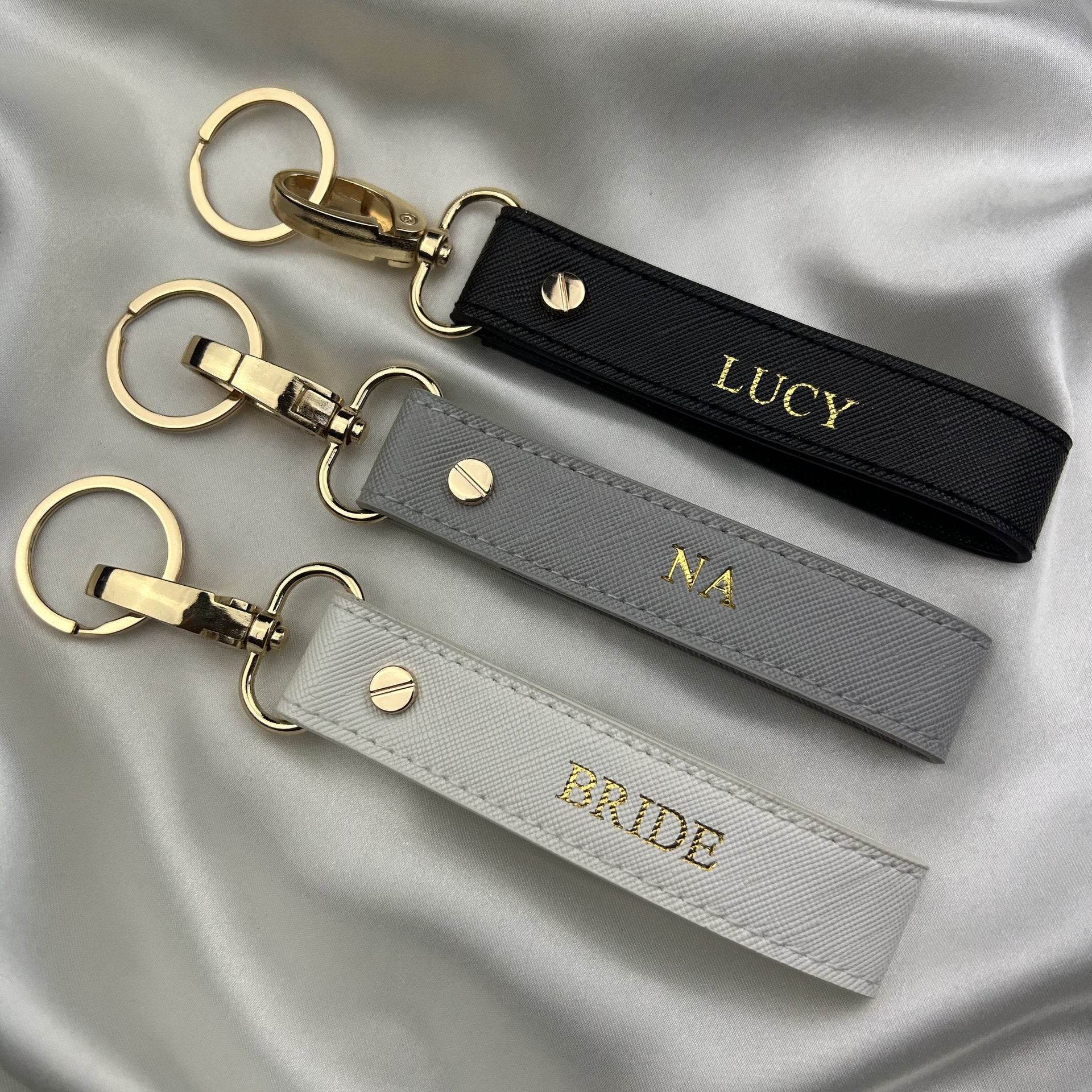 PU Leather Car Key Ring - Stylish Anti-Lost Keychain in 4 Colors - Buy Center