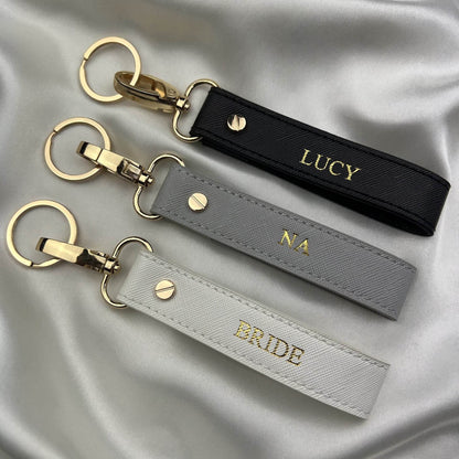 PU Leather Car Key Ring - Stylish Anti-Lost Keychain in 4 Colors - Buy Center