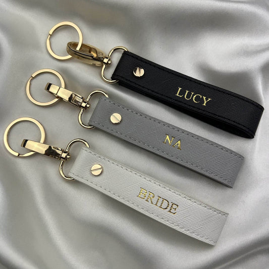 PU Leather Car Key Ring - Stylish Anti-Lost Keychain in 4 Colors - Buy Center