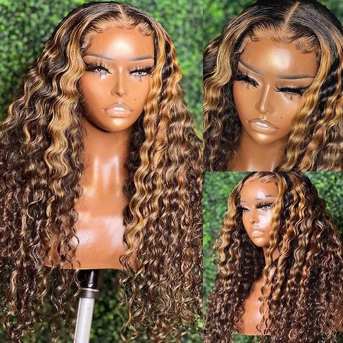 P427 13x6 Water Wave Lace Front Wig - 100% Human Hair, Stylish & Versatile - Buy Center