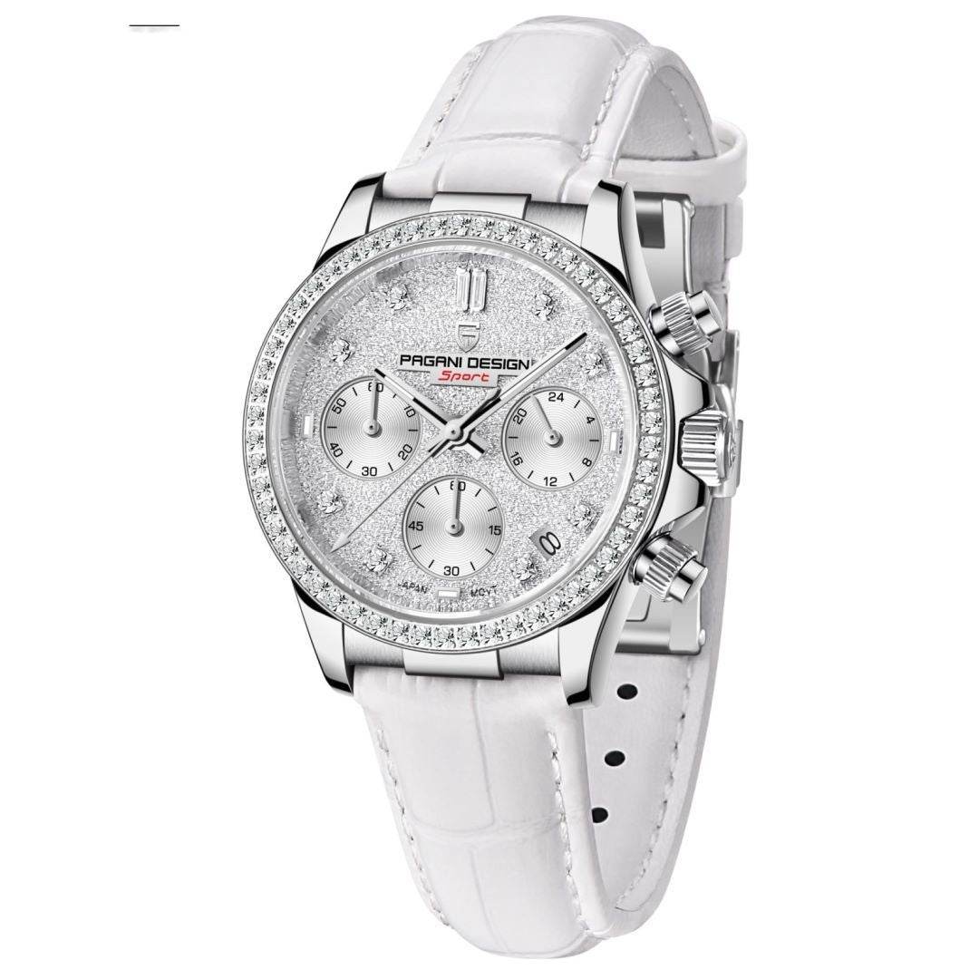 Women's Fashion Diamond Watch - Luminous Steel Band, Stylish Elegance - Buy Center