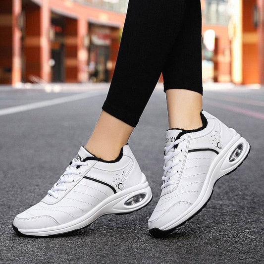 Buycenter Women's Leather Running Shoes - Trendy, Stylish & Breathable - Buy Center