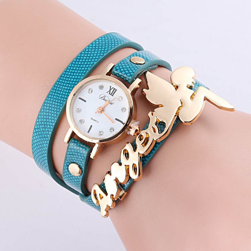 Buy Center DIY Angel Pendant Quartz Watch - Elegant Women's Timepiece - Buy Center