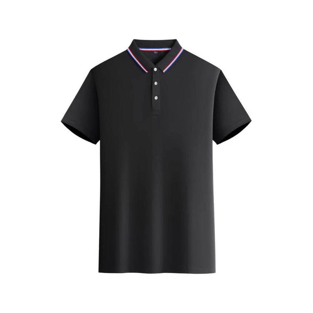 Short-Sleeved Business Polo Shirt - Asymmetric Fit in Multiple Colors - Buy Center