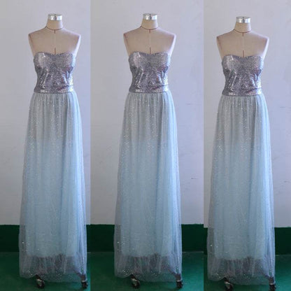 Buycenter Sexy Evening Dress - Backless Sequins & Gauze for Chic Style - Buy Center