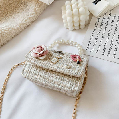 Girl's Pearl Handbag - Waterproof, Anti-Theft, Trendy Korean Design - Buy Center