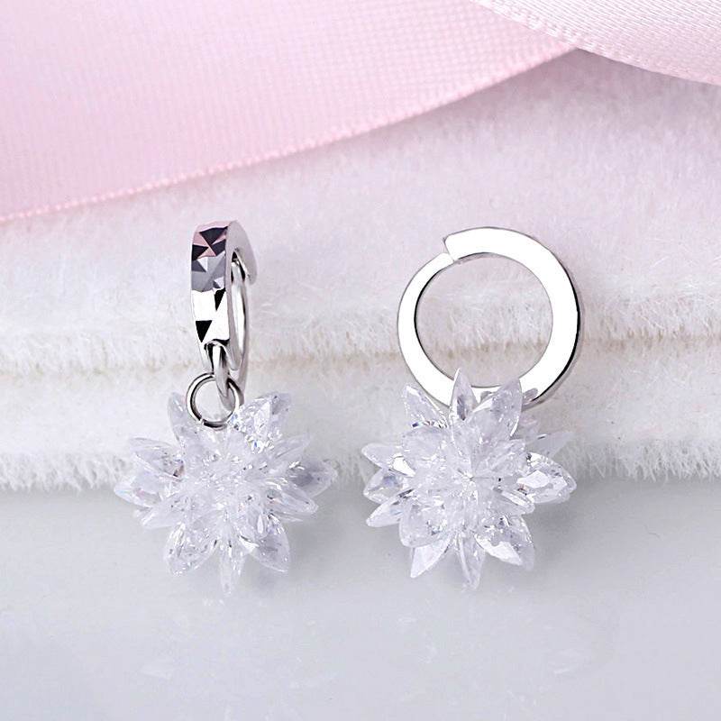 Buy Center 925 Silver Flower Earrings - Hypoallergenic and Non-Fading - Buy Center