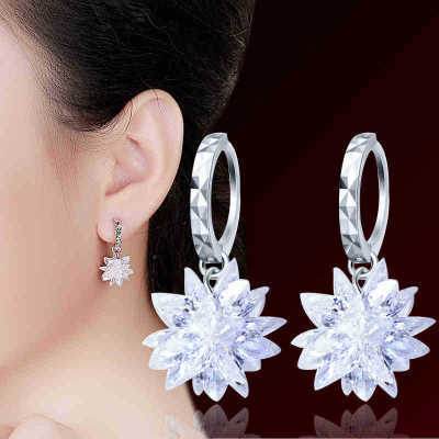 Buy Center 925 Silver Flower Earrings - Hypoallergenic and Non-Fading - Buy Center