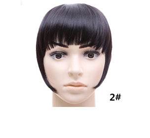 Stylish Synthetic Hair Bangs - Easy Apply Blunt Cut Hairpiece Accessory - Buy Center